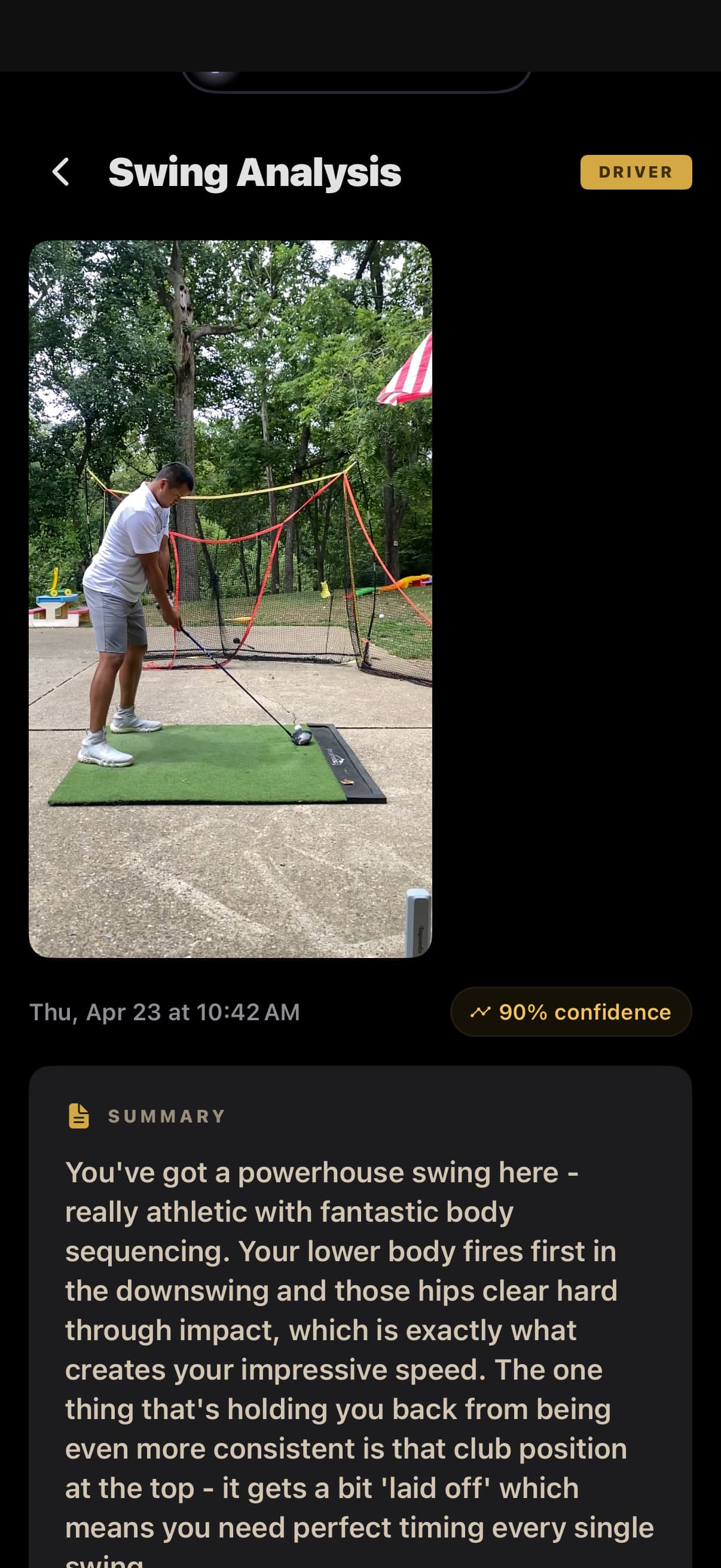 AI Swing Analysis
